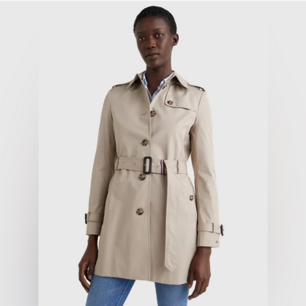 Tommy Hilfiger Beige Trench Coat